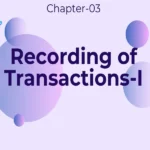 recording of transaction I