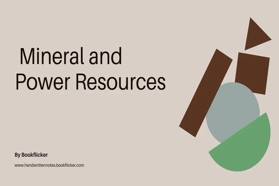 mineral and power resources